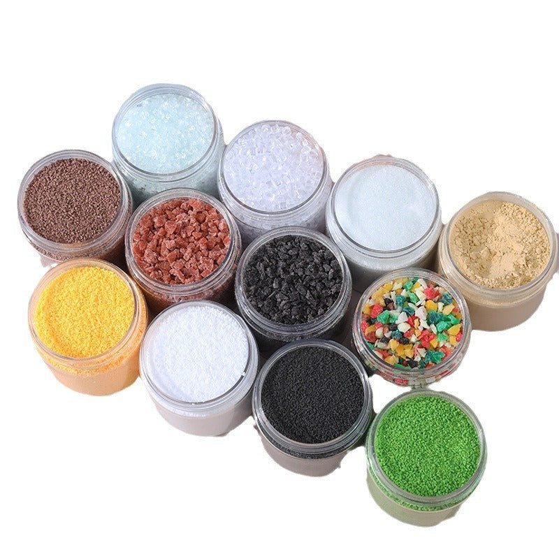 Wholesale Simulation Food Toy Chocolate Chips, Sesame Bread Crumbs, Sugar, Soy Milk Powder, Coconut Milk DIY, Kneading and Playing Materials
