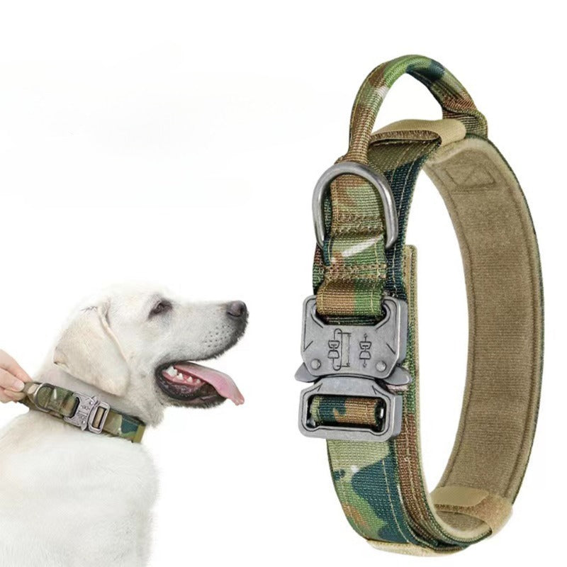 Wholesale Outdoor Nylon Water Repellent Adjustable Tactical Dog Collar