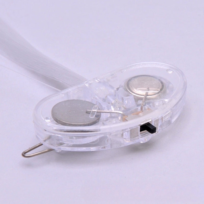 Wholesale Plastic LED Luminous Braided Hair Clips