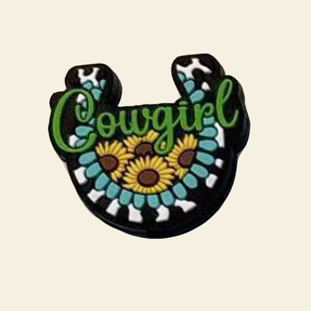 Wholesale 10PCS Sunflower Western Style Silicone Cartoon Beads Loose Beads