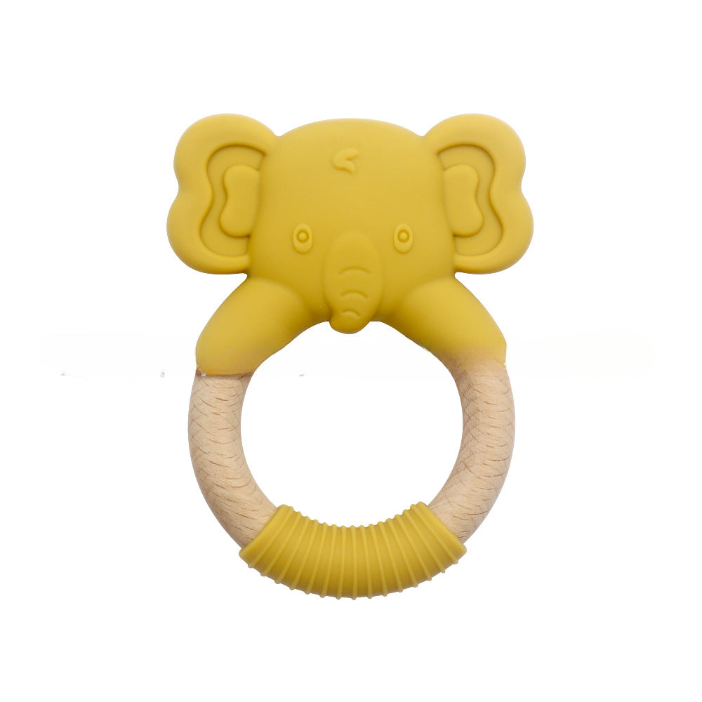 Wholesale 10PCS/PACK Baby Elephant Soft Silicone Food Grade Teething Stick