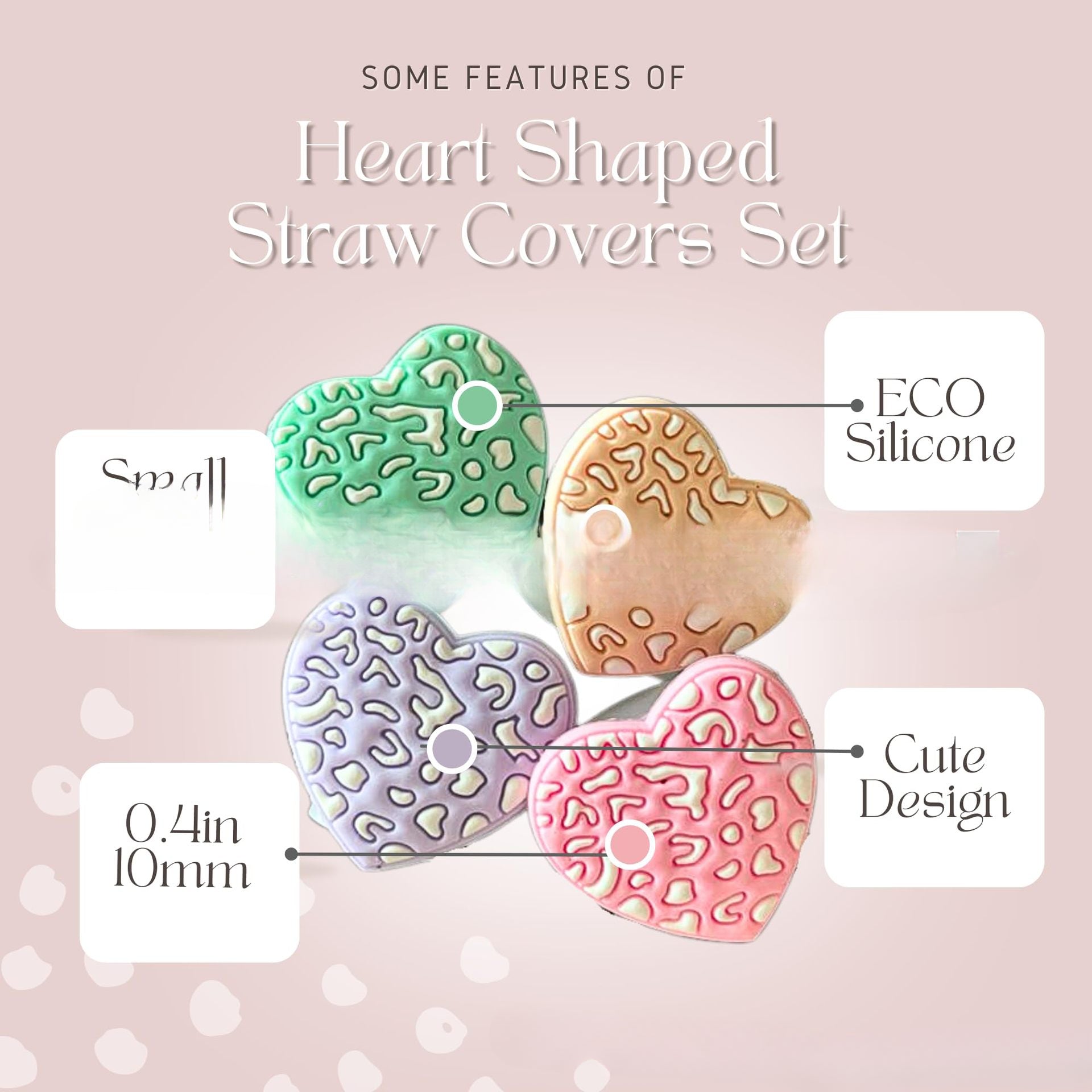 Wholesale Cute Cartoon Dust Cover Leopard Print Water Cup Accessories