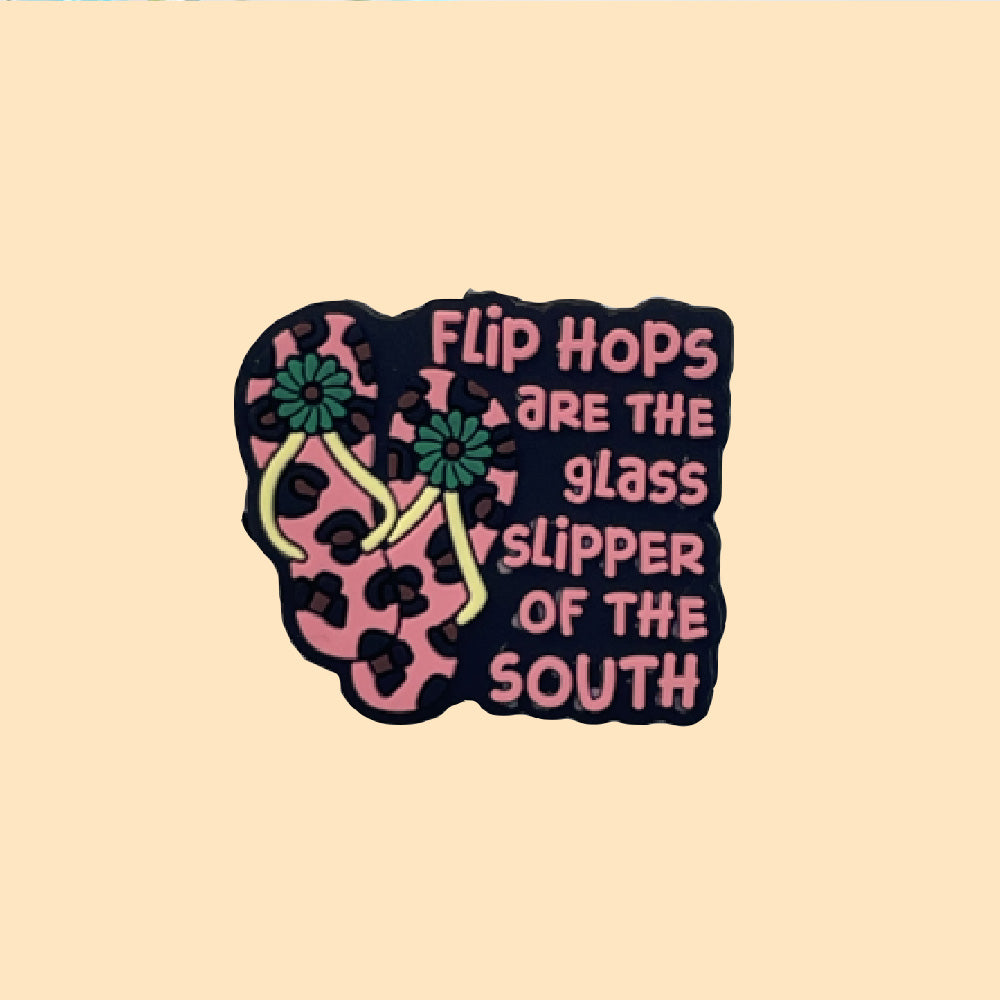 Wholesale 10pcs Cartoon Bohemian Leopard Print Sandal Pattern Silicone Beads