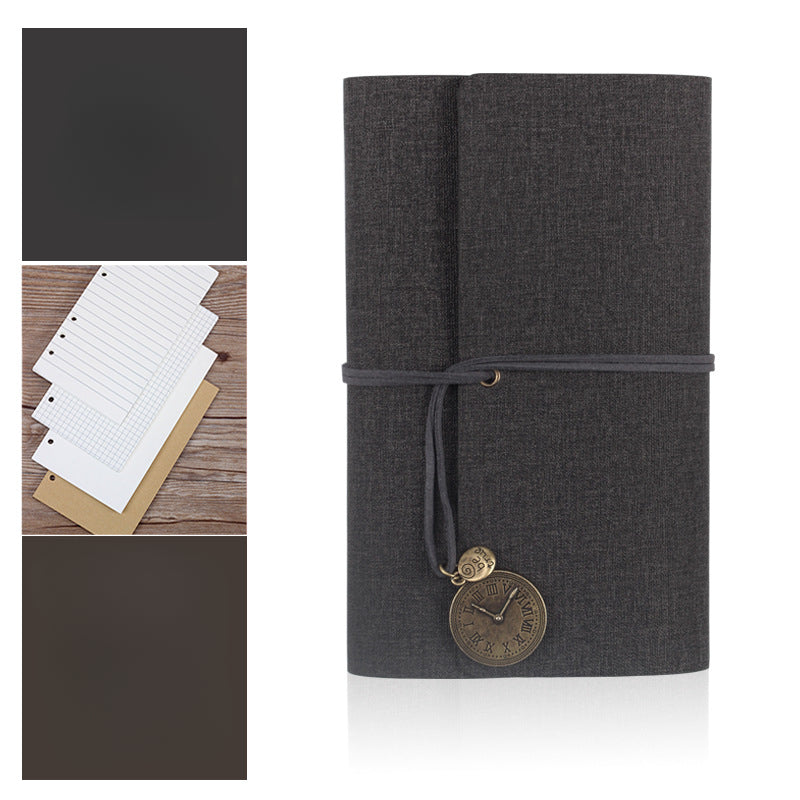 Wholesale A6 Loose Leaf PU Cultural and Creative Manual Ledger