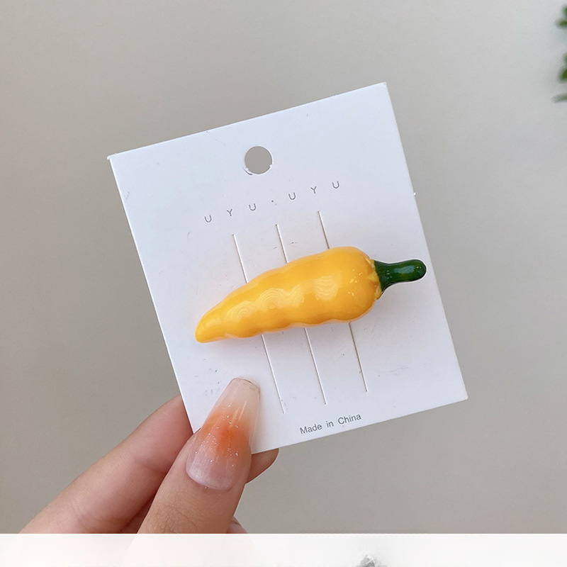 Wholesale Imitation Food Resin Hairpin