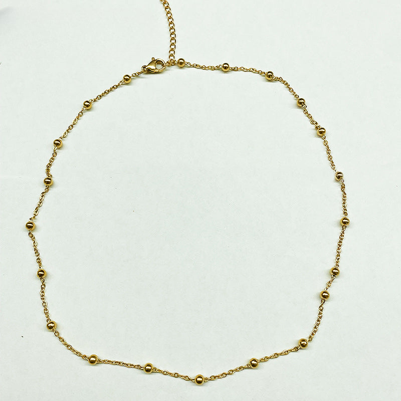 Wholesale 5PCS/PACK Stainless Steel Color Preservation Box Chain Bare Chain DIY Jewelry Accessories