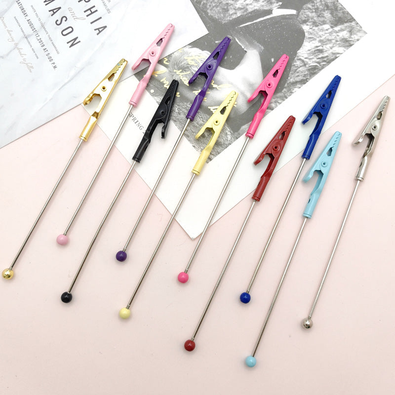 Wholesale Beadable Alligator Clips ATM Card Taker