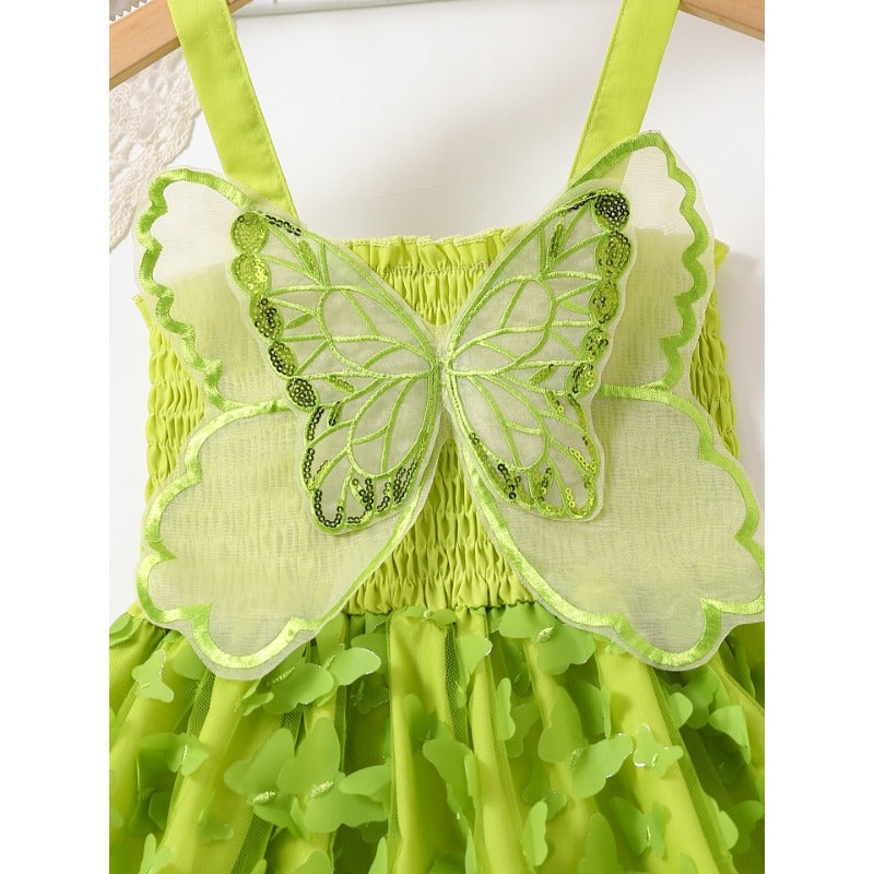 Wholesale Butterfly Mesh Polyester Princess Skirt
