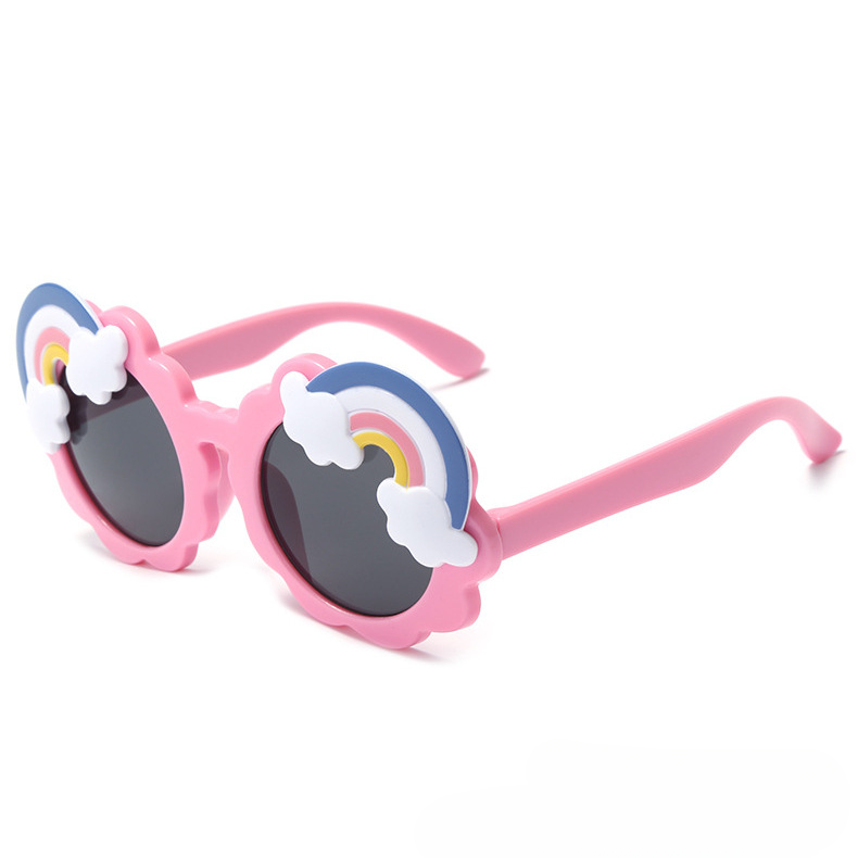 Wholesale PC Cute Rainbow Anti-ultraviolet Children Sunglasses