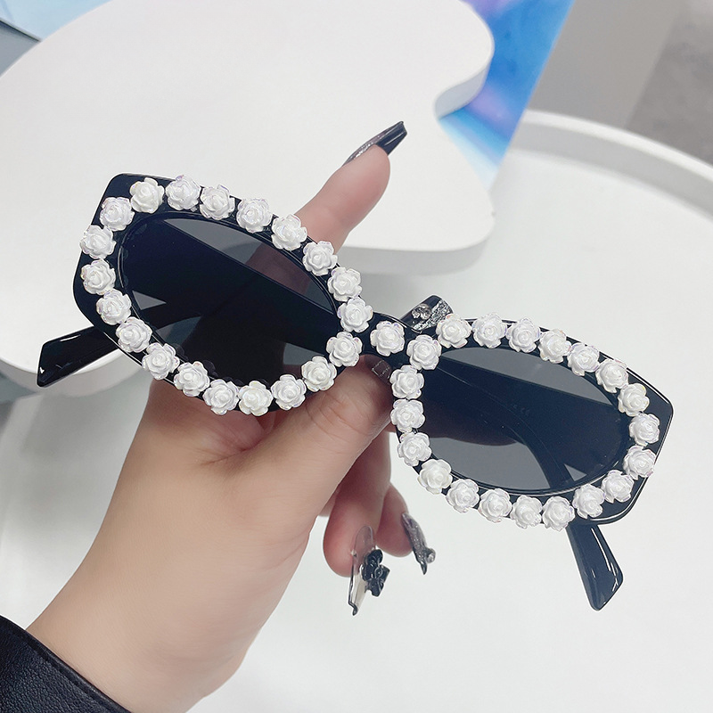 Wholesale PC Party Diamond Flower Personalized Sunglasses