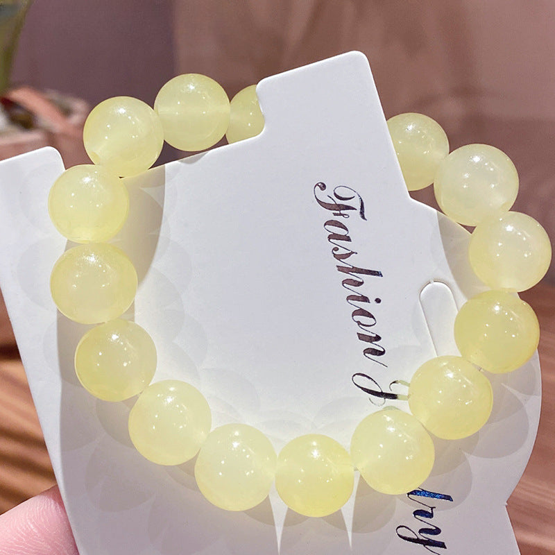 Wholesale Gradient Student Send Girlfriend Glazed Glass Bracelet