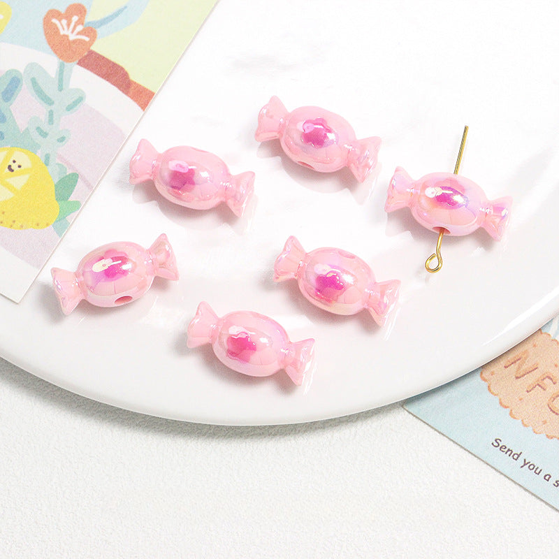 Wholesale Acrylic Love Star Candy Beads