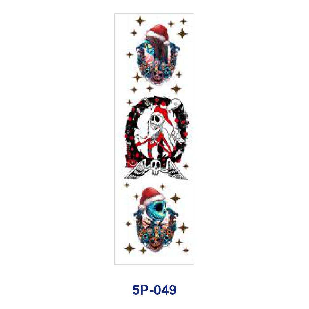 Wholesale 2/ 8/ 16pcs  Christmas Skull Festive Quote &  Beauty Text Print Pen and Bookmark Stickers UV DTF Wraps OLY Exclusive