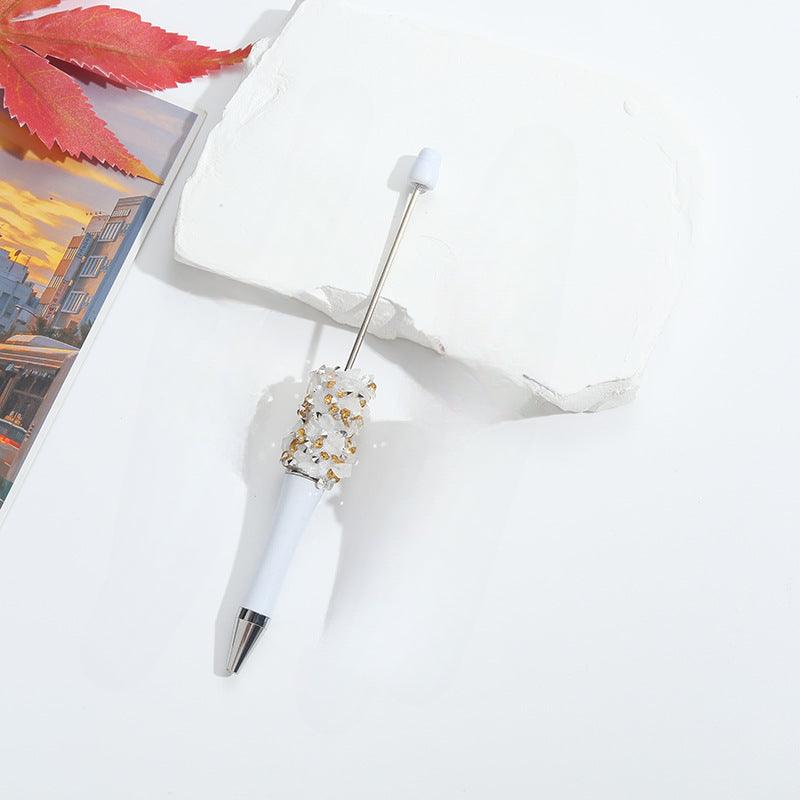 Wholesale Beadable Pens Heavy Industry Full of Broken Diamond Bead Pens