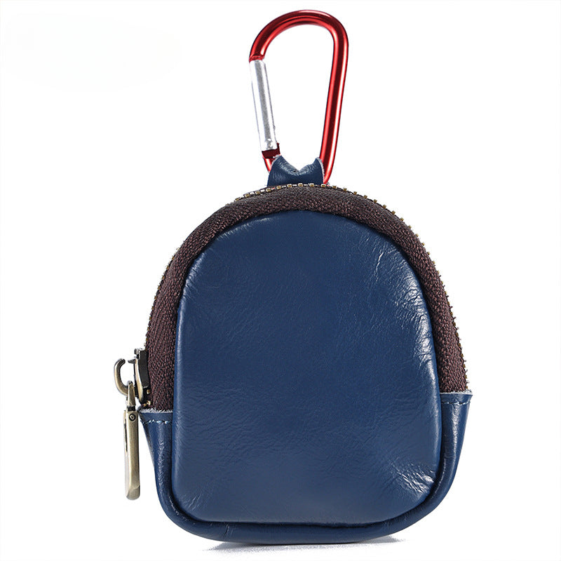 Wholesale Coin Purse Multifunctional Earphone Storage Bag Genuine Leather