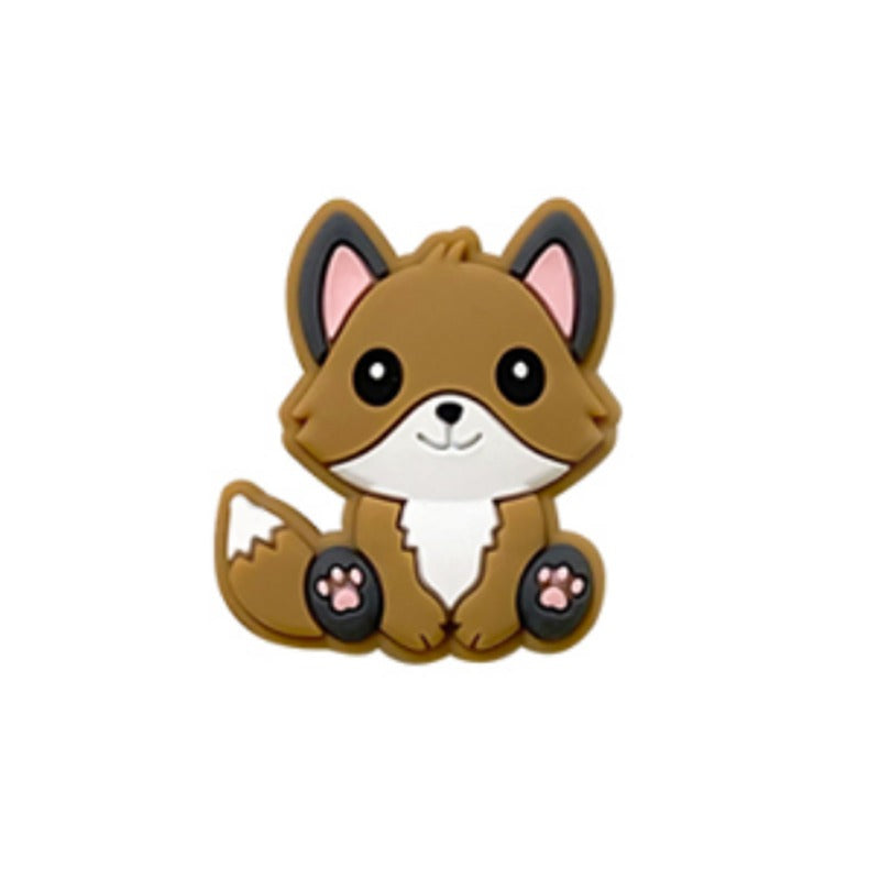 Wholesale 10pcs Cartoon Color Cute Smile Squirrel Beads