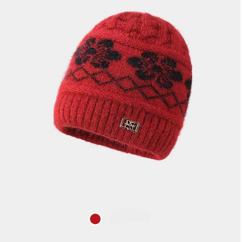 Wholesale Winter Woolen Hats with Plush and Thickened Knitted Warm Hats