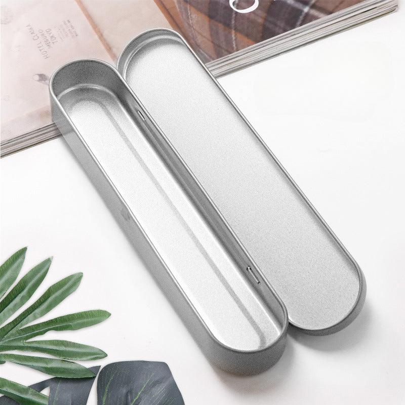 Wholesale Golden Tinplate Pencil Case Tinplate Pencil Case