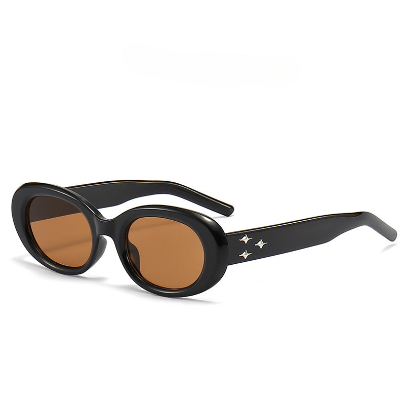 Wholesale Elliptical Frame PC Y2K Sunglasses