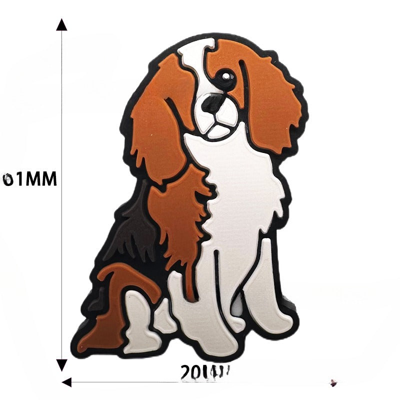 Wholesale 10PCS Pet Dog Cartoon Silicone Beads