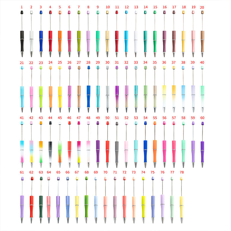 Venta al por mayor Bolígrafos para abalorios Bolígrafo de plástico para bricolaje