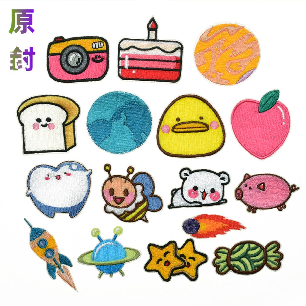 Wholesale Cute Cartoon Bee Embroidered Patch Stylish Decorative Accent For Clothing Hats Towels DIY Craft Supply