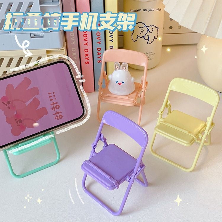 Wholesale Plastic Creative Chair Phone Stand Promotional Gift for Everyday Use