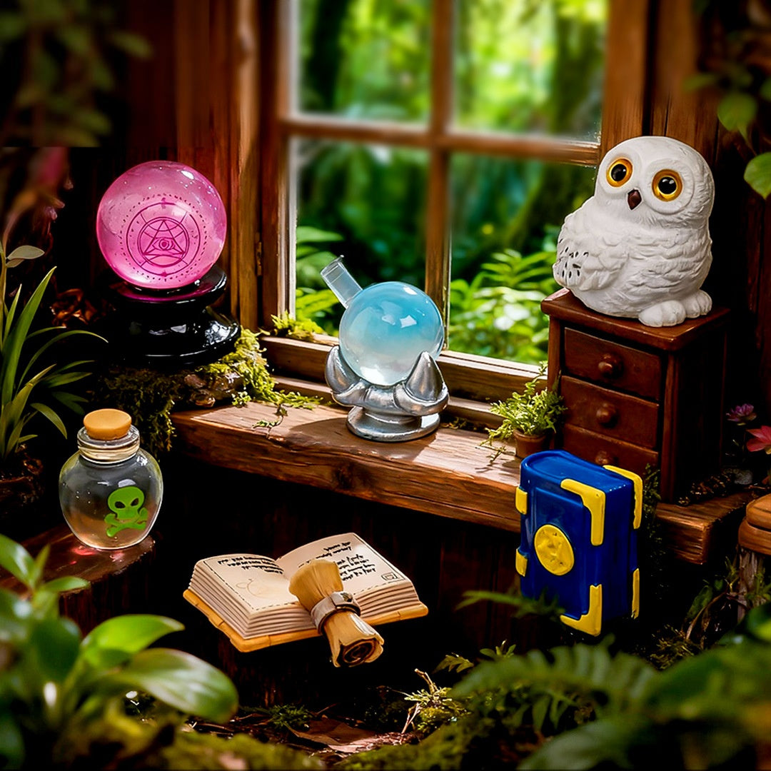 Wholesale Chic Cartoon Magic Book Resin Dollhouse Accessory Decorative Desktop Ornament For DIY Craft And Boutique Resale