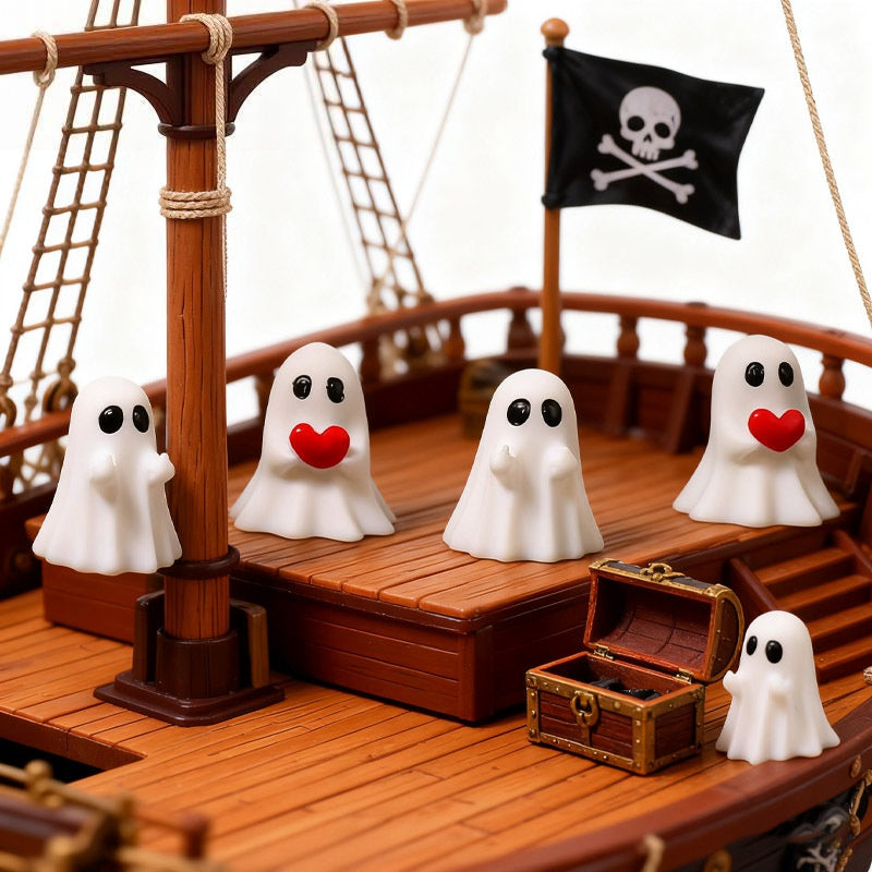 Wholesale Resin Ghost Middle Finger Figurine Funny  Decor Party Gift Home Decor