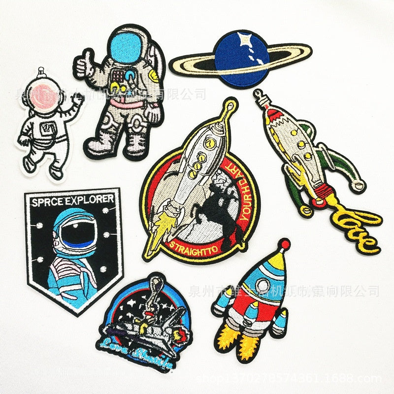 Wholesale Cloth Embroidered Patch Set DIY Everyday Clothing Patches