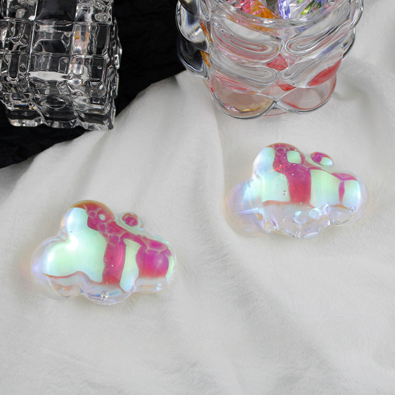 Wholesale Epoxy Cloud Laser Transparent Airbag Mobile Phone Holder