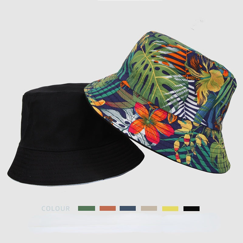 Wholesale Polyester Printed Wide Brim Bucket Hat