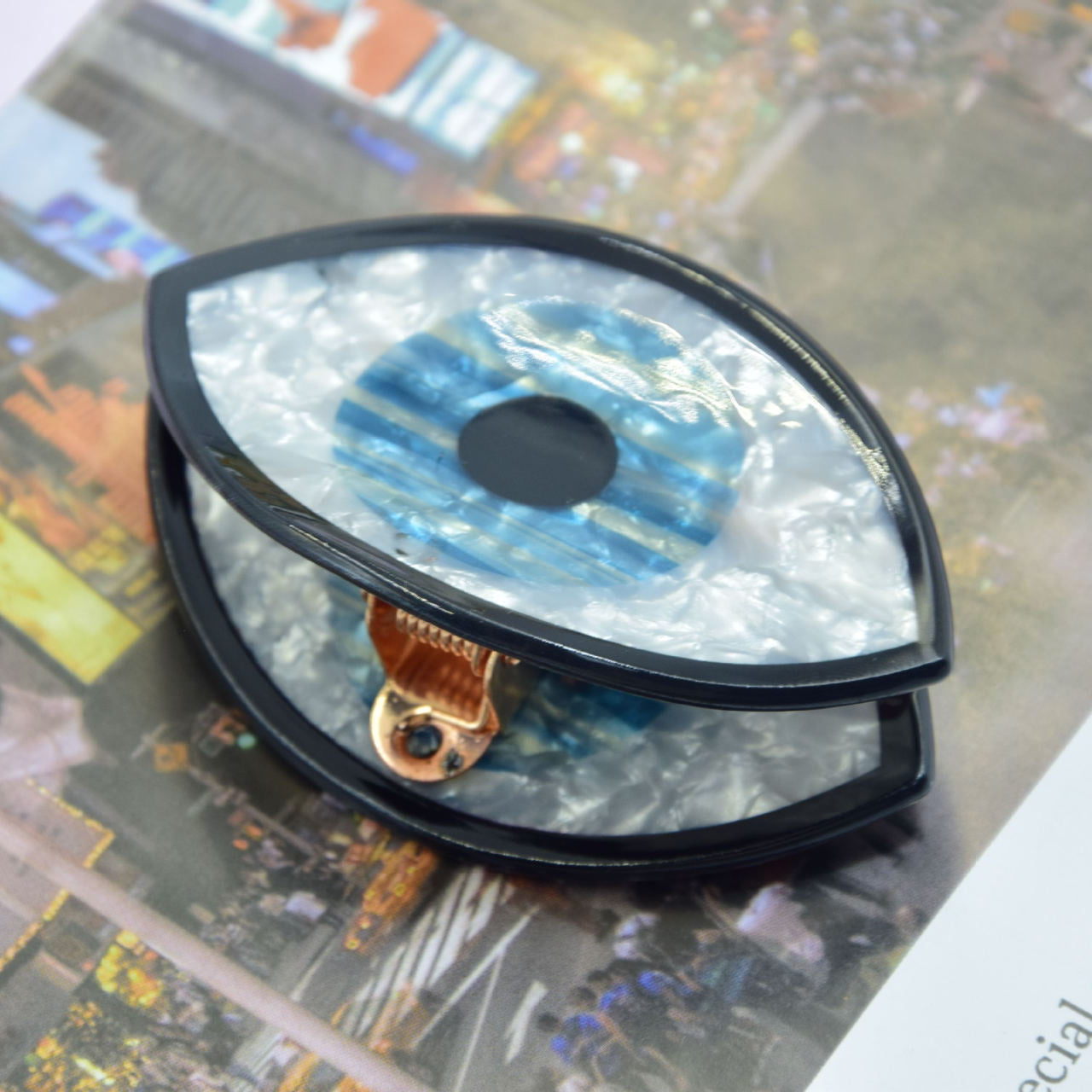 Pinzas De Pelo De PVC De Ojo De Diablo al por mayor