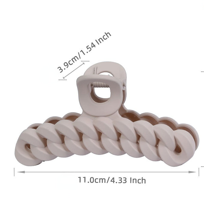 Wholesale Large Matte Plastic Hair Clips Set