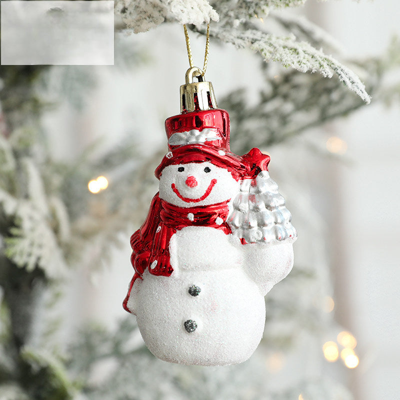 Wholesale Plastic Ice Cream Snowman House Pentagram Christmas Tree Pendant