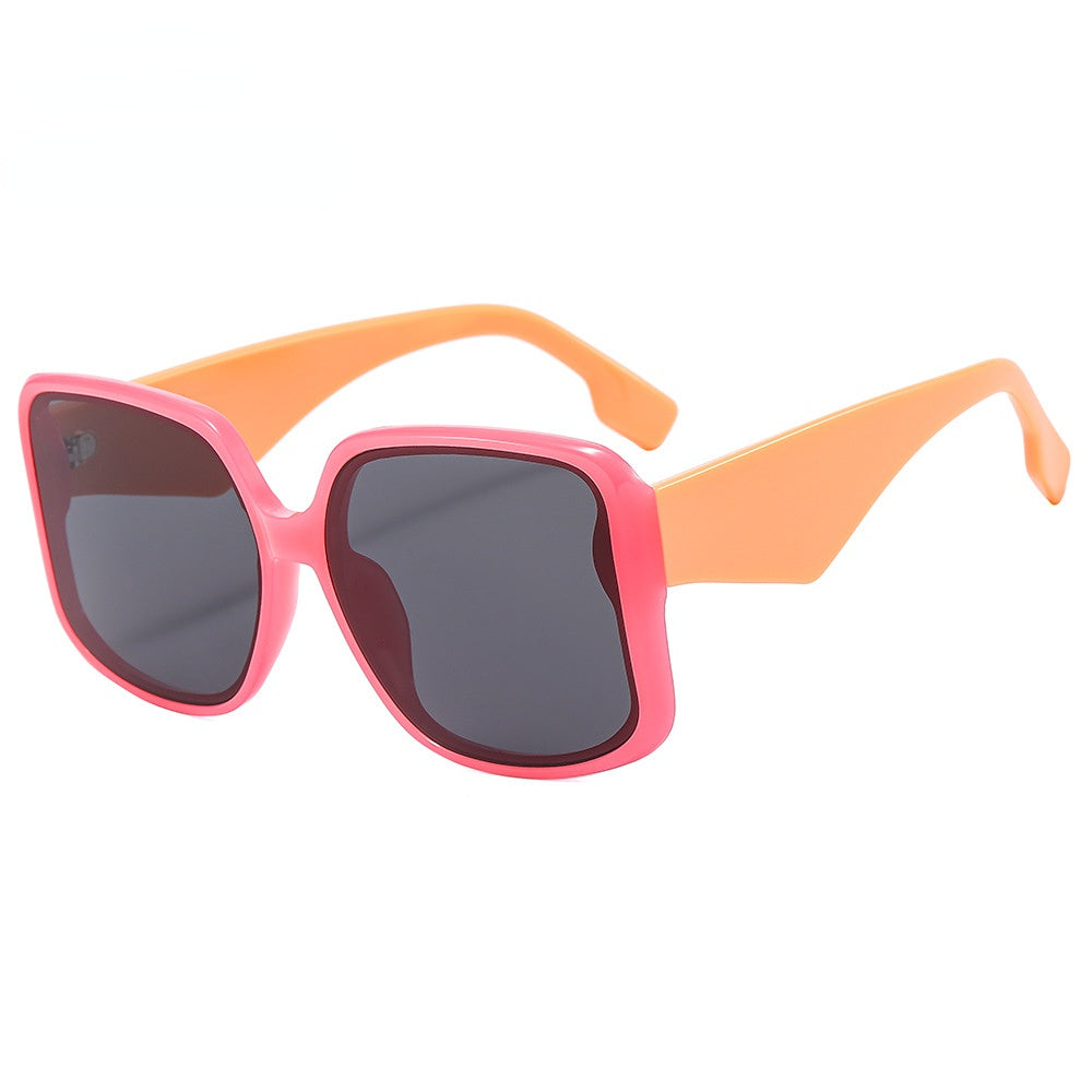 Wholesale PC Square Large Frame Candy Color Sunglasses