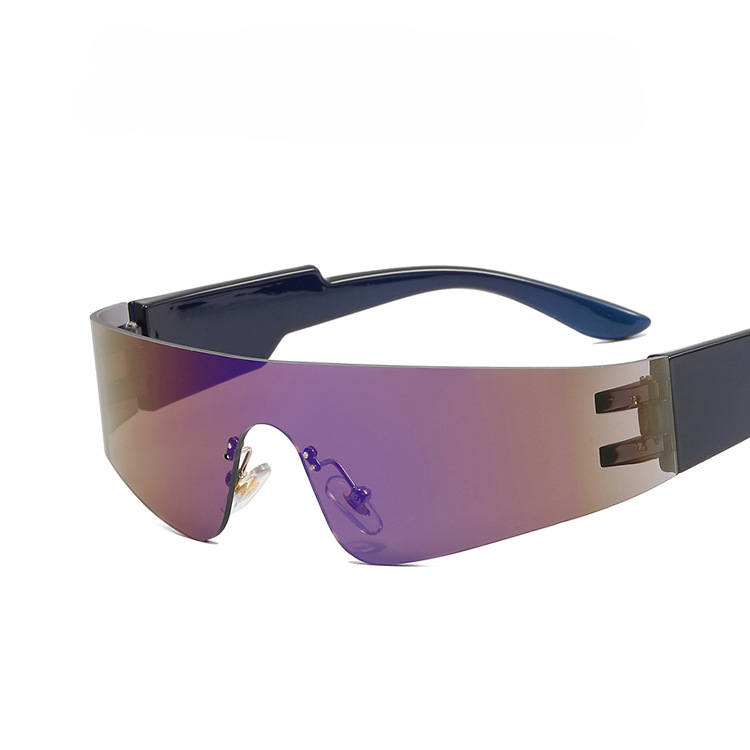 Wholesale Y2K Frameless Cycling PC Sunglasses
