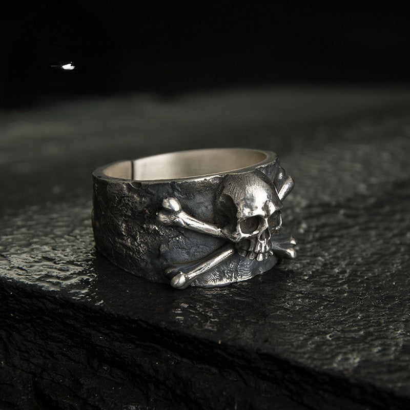 Wholesale Vintage Goth Theme Skull Alloy Rings