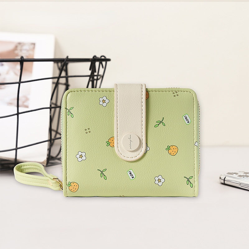 Venta al por mayor Cartera corta de PU para mujer