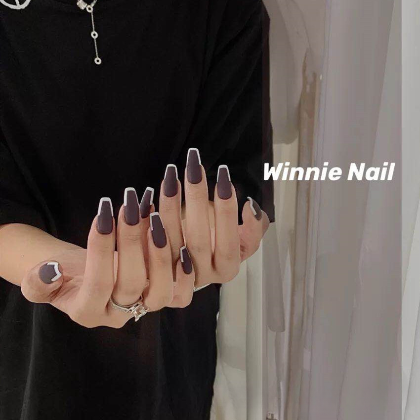 Wholesale Plastic Long Rainbow Bag Nail Art Chips