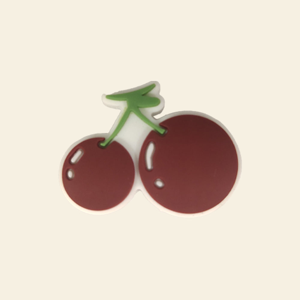 Wholesale 10pcs Cartoon Fruit Silicone Focal Beads