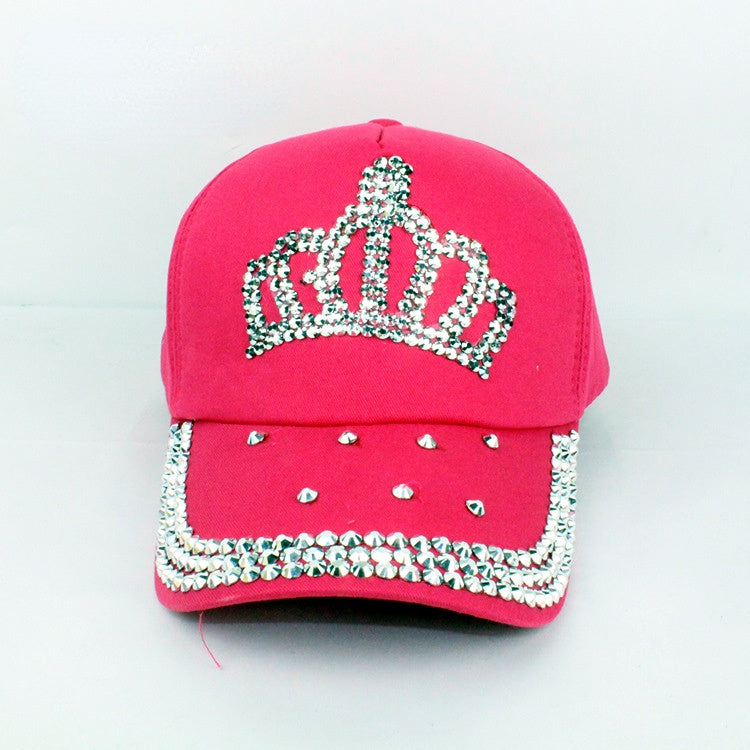 Wholesale Cotton Crown Hot Diamond Baseball Cap