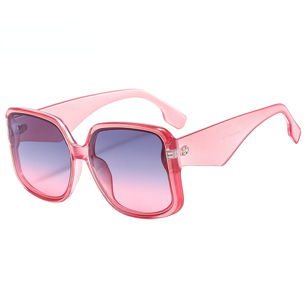 Wholesale PC Square Large Frame Candy Color Sunglasses