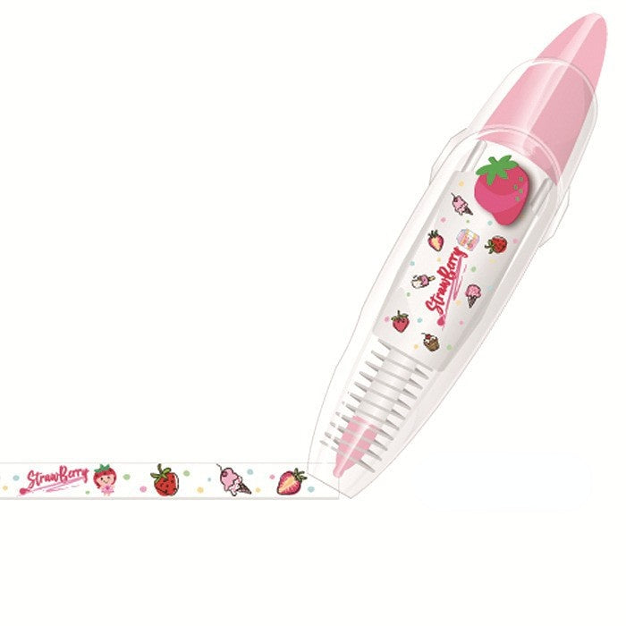 Wholesale Plastic Lace Correction Tape Ballpoint Pen