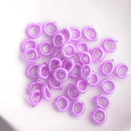 Wholesale 5×6mm Pineapple Knot Coil Nylon Thread Beads