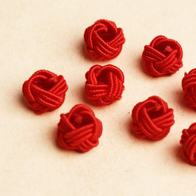 Wholesale 80PCS/PACK 8MM Hand Knotted Buttons Beads
