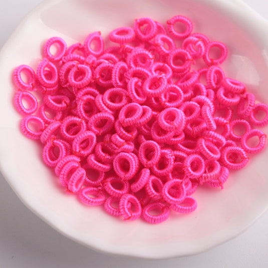 Wholesale 5×6mm Pineapple Knot Coil Nylon Thread Beads