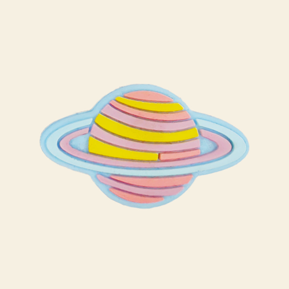 Wholesale 10pcs Cartoon Planet Silicone Focal Beads