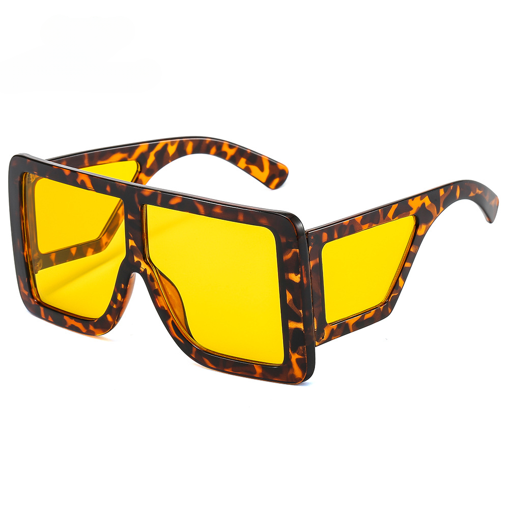 Wholesale PC Upper and Lower Metal Hinge Large Frame Sunglasses