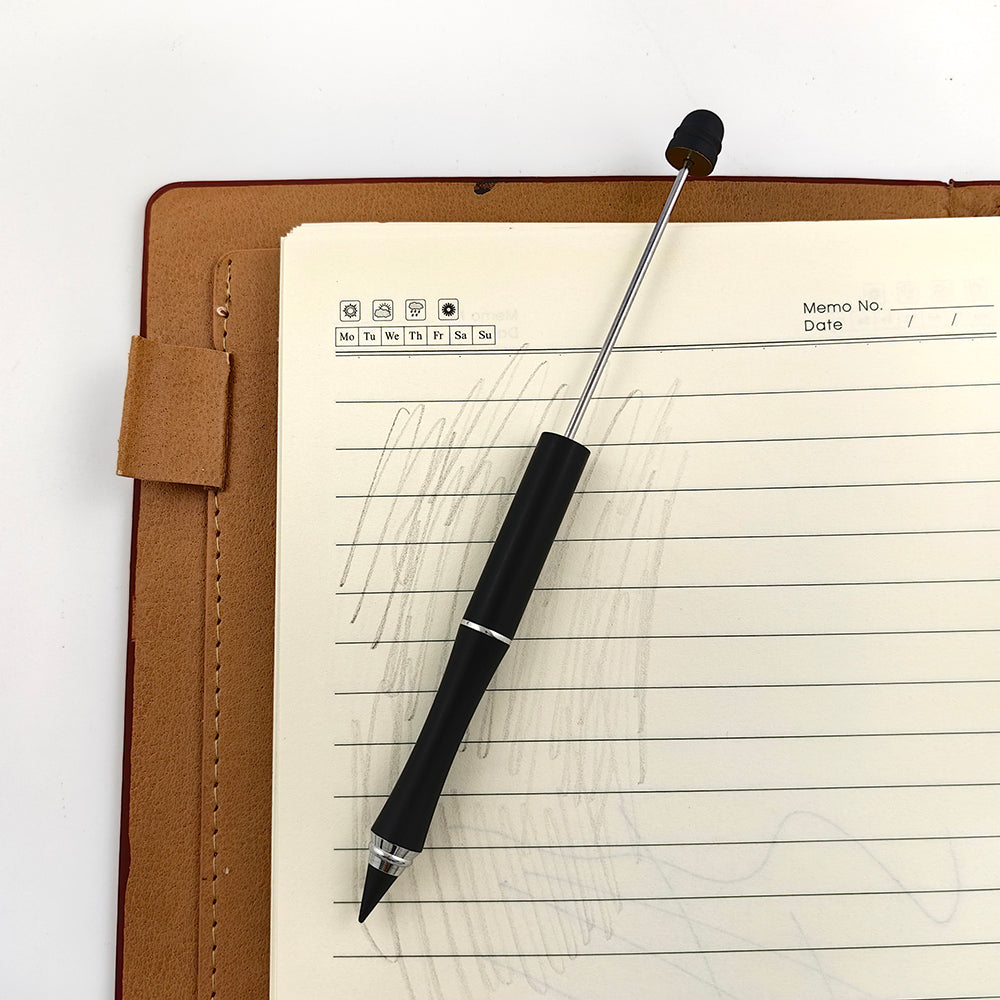 Wholesale Beadable Pencils DIY Metal Colored Eternity With Eraser